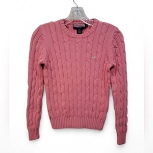 Vineyard‎ Vines Pink Cable Knit Sweater Women's Small